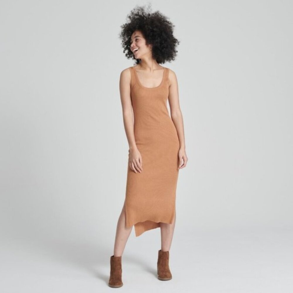 Naadam Summer Silk Tank Dress